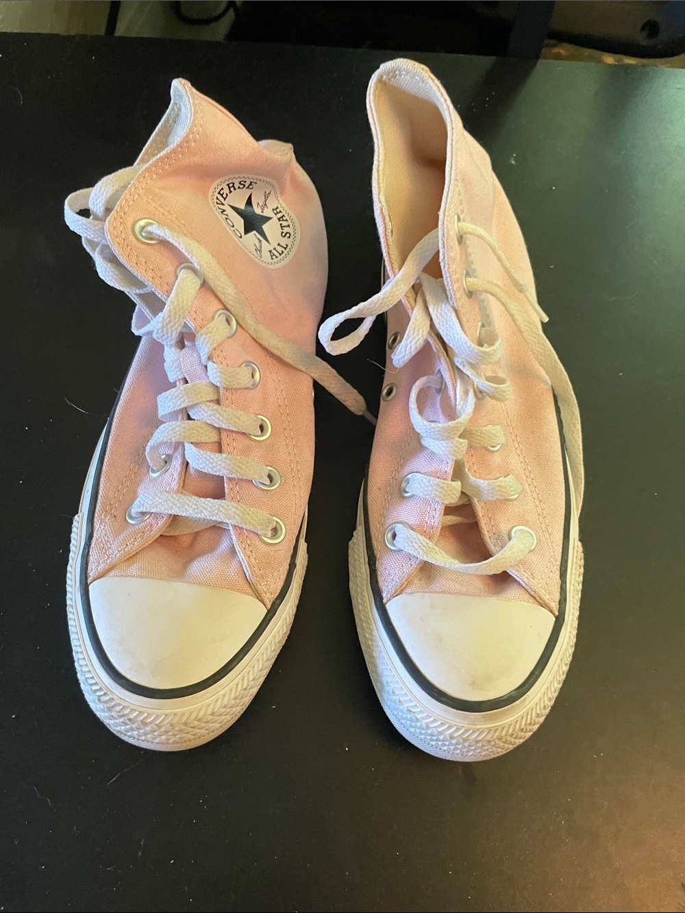Converse Pink High Top Canvas Sneakers